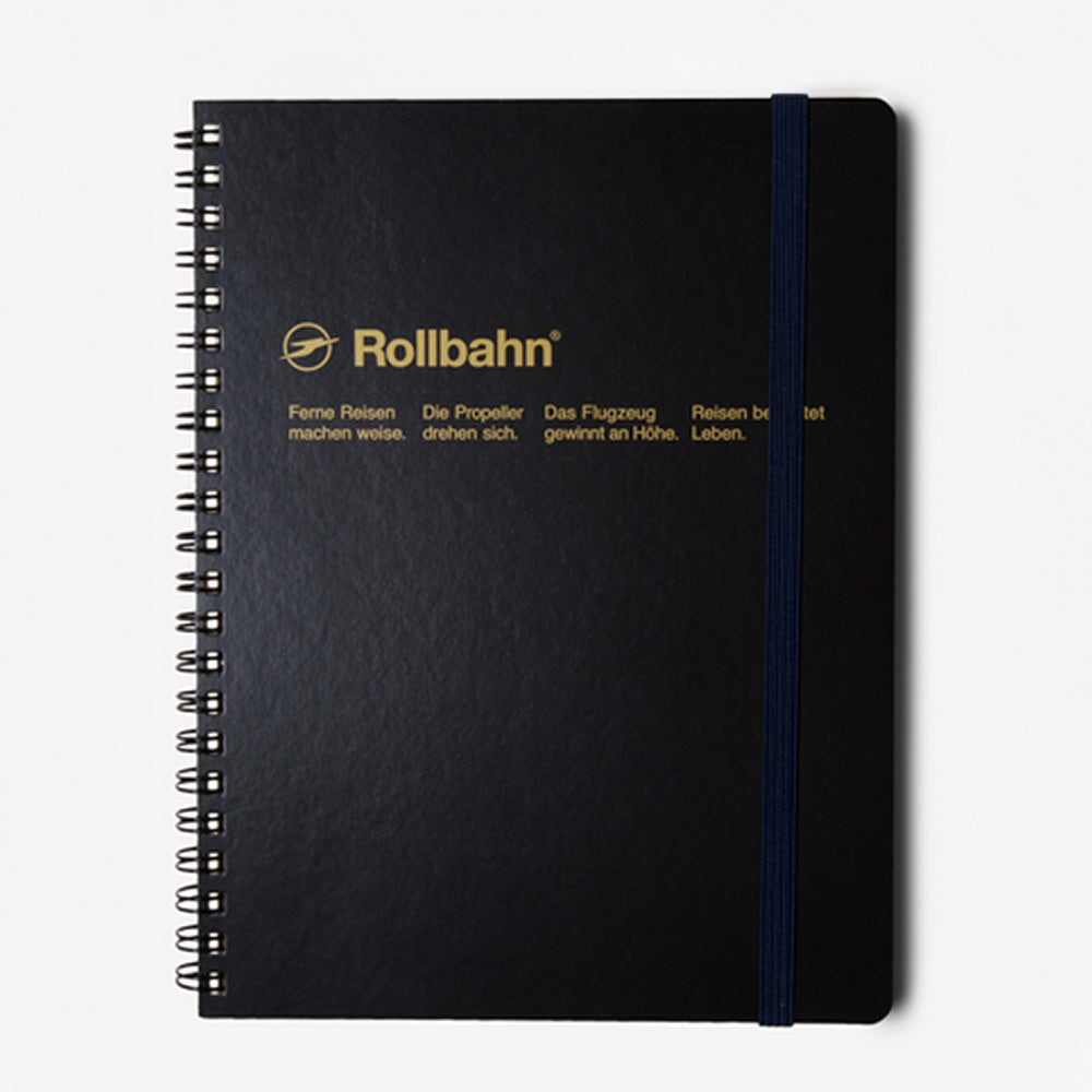 Rollbahn Spiral Bound Notebook - Pocket Memo (Medium) - Grid