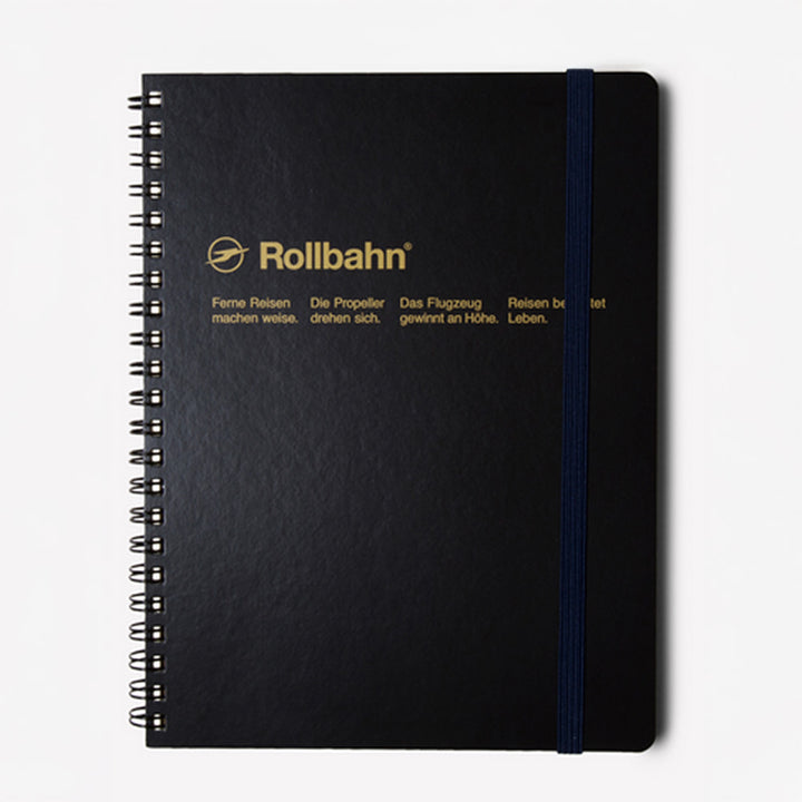 Rollbahn Spiral Bound Notebook - Pocket Memo (Medium) - Grid