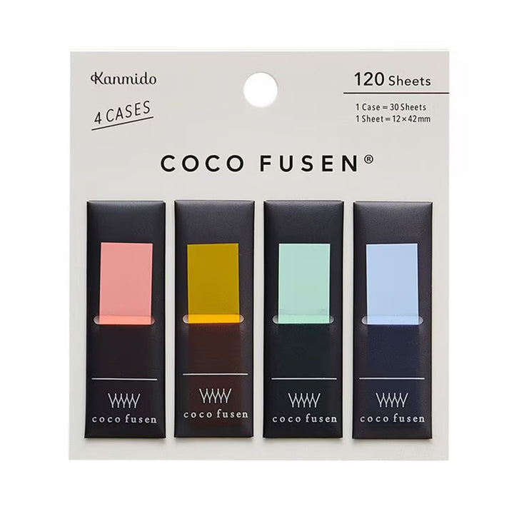 Coco Fusen Index Markers - Medium - Black Case