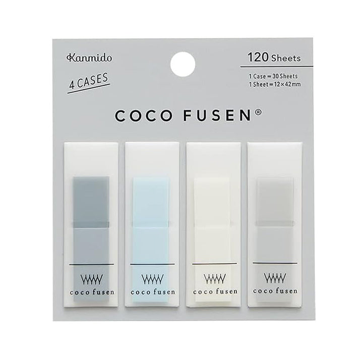 Coco Fusen Index Markers - Medium - Cool Grey