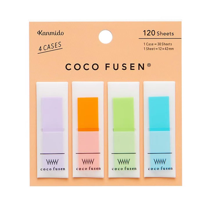 Coco Fusen Index Markers - Medium - Orange