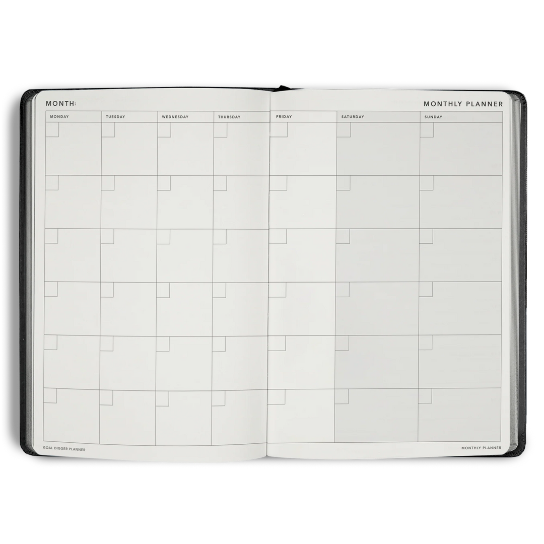 Non-Dated Goal Digger Planner B5