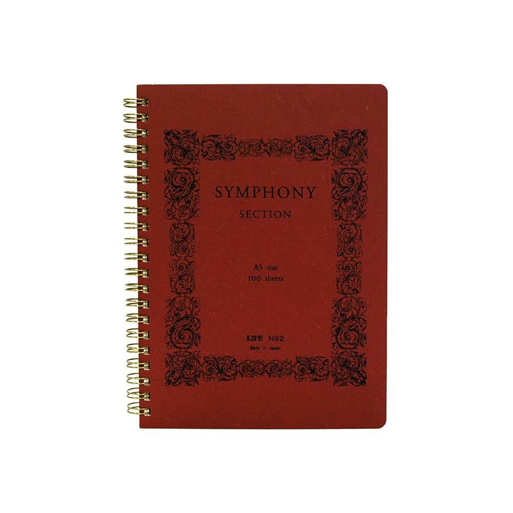 Ring Bound Notepad Symphony Ring-bound Notebook - A5 • LIFE • TACTO Studio Stationery ️ ...