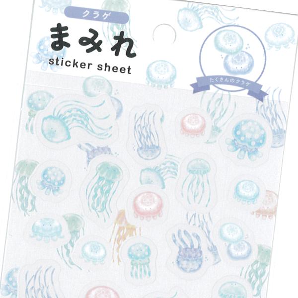 Transparent Sticker Sheet - Jellyfish