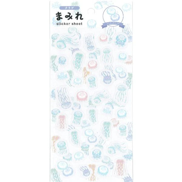 Transparent Sticker Sheet - Jellyfish