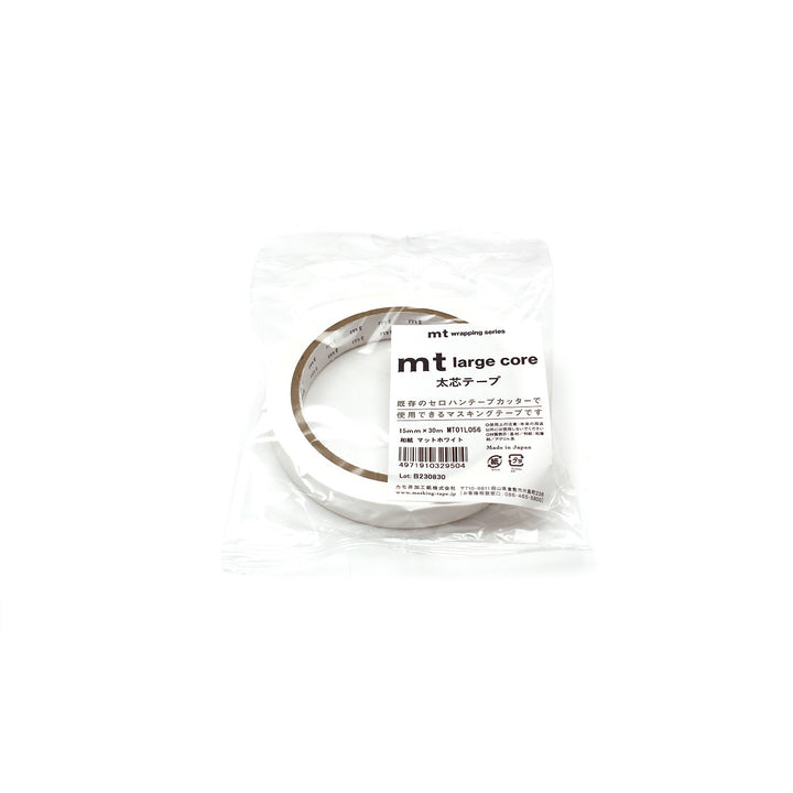 15mm Roll of Tape - Large Core - Matte White