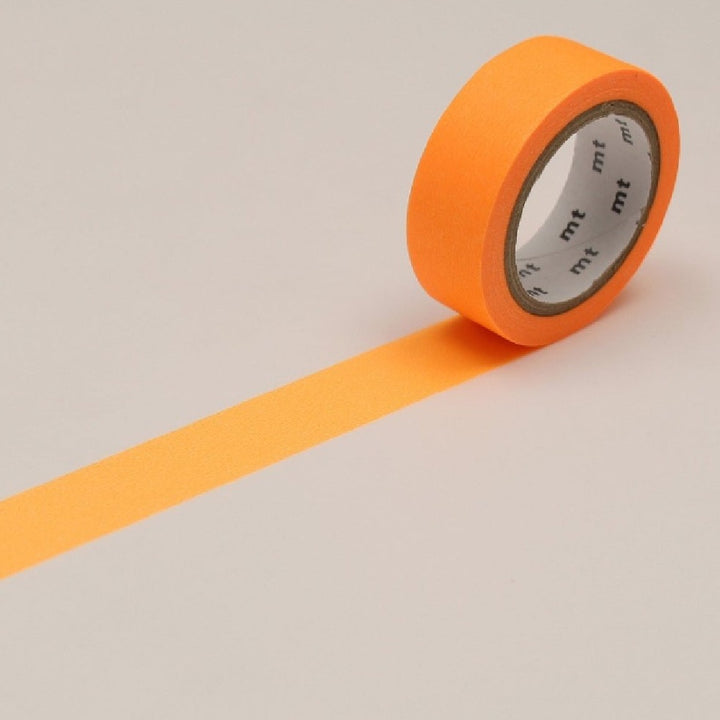 15mm Roll of Tape - Shocking Orange