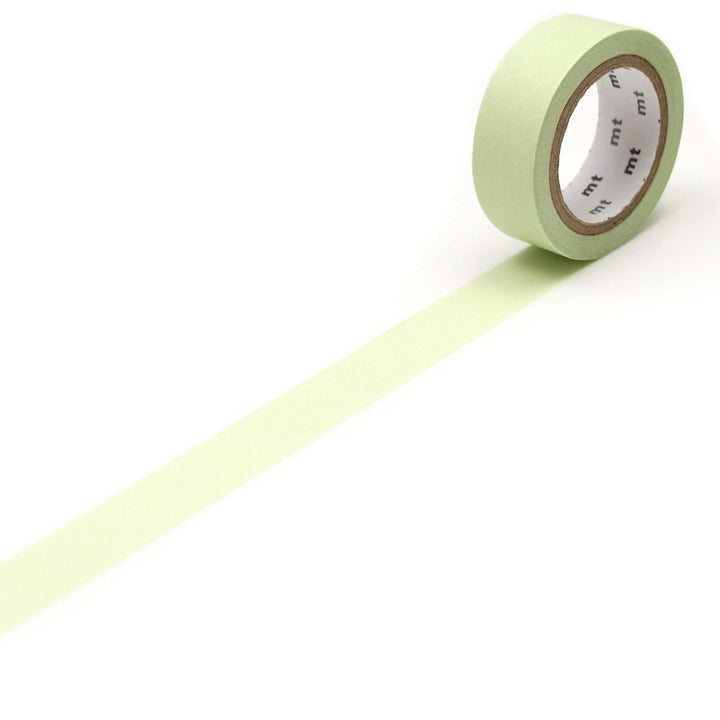 15mm Roll of Tape - Pastel Leaf Green