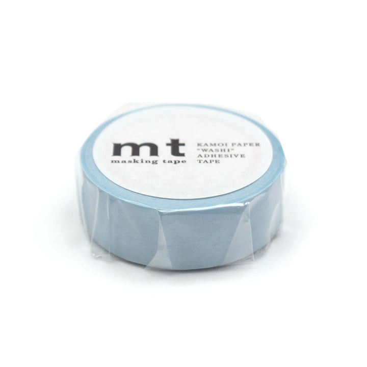 15mm Roll of Tape - Pastel Cyan Blue
