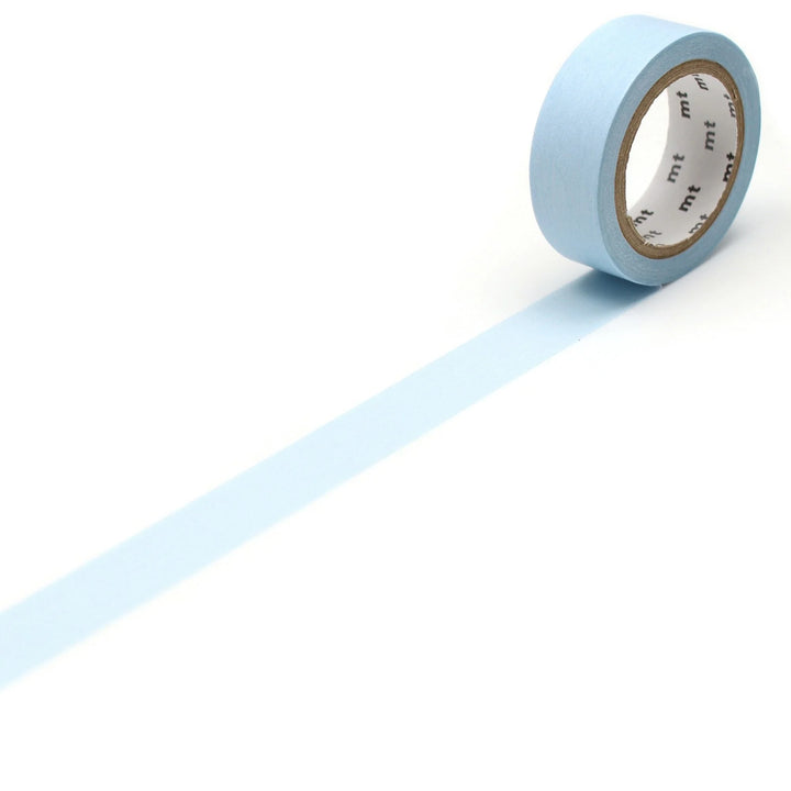 15mm Roll of Tape - Pastel Cyan Blue