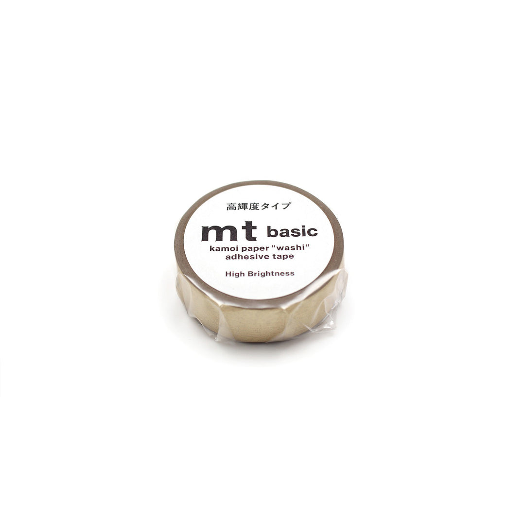 15mm Roll of Tape - Champagne Gold (High Brightness)