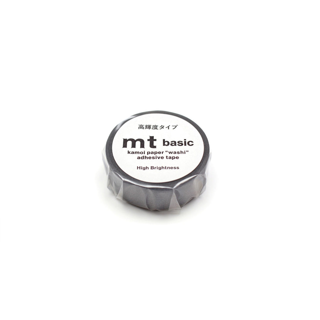 15mm Roll of Tape - Gunmetal Grey (High Brightness)
