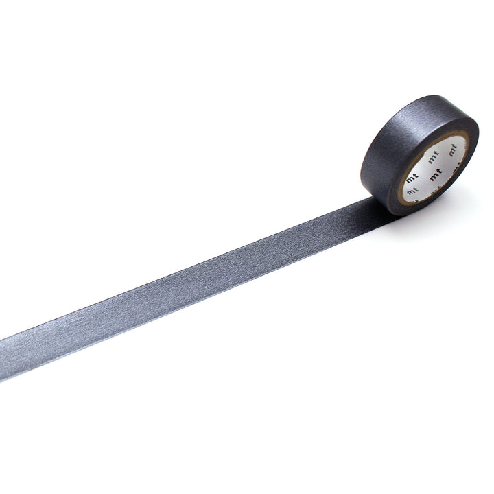 15mm Roll of Tape - Gunmetal Grey (High Brightness)