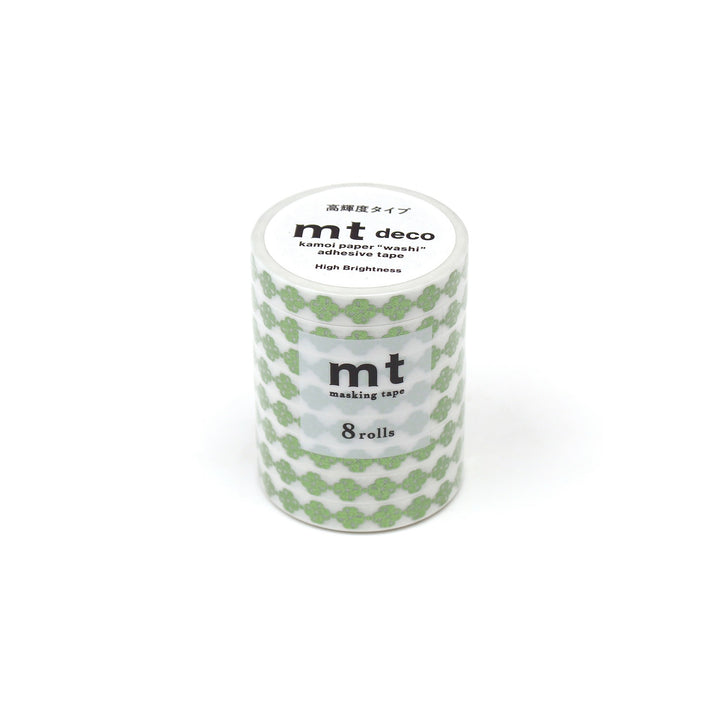 7mm Roll of Tapes - Green Foil Clover - Set of 8
