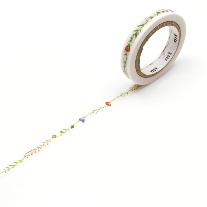 7mm Roll of Tape - Flower Line