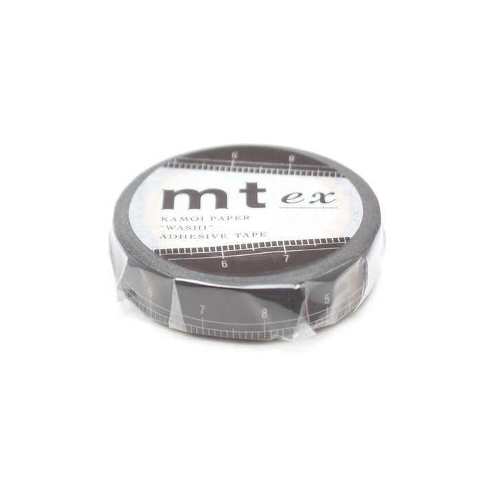 10mm Roll of Tape - Black Ruler