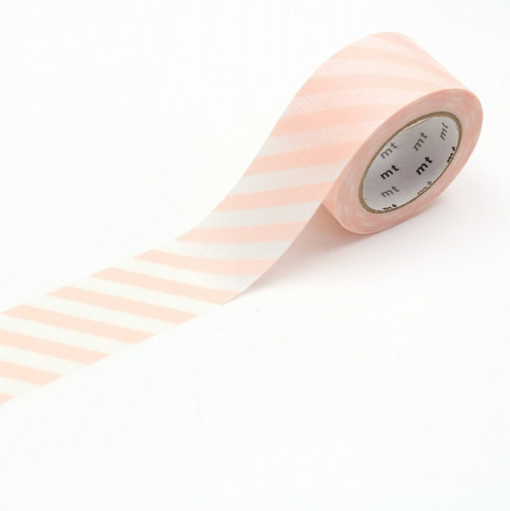 mt Kitchen Labelling Tape - Pink Stripes