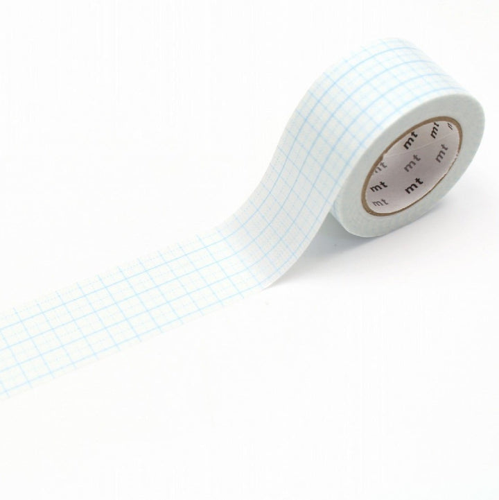 mt Kitchen Labelling Tape - Blue Grid