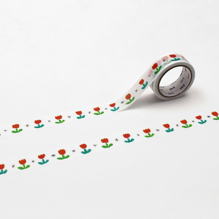 x Makoto Matsubayashi - 15mm Roll of Tape - Tulips