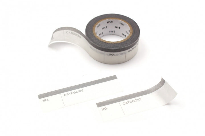 18mm Roll of Perforated Tape - Category Labels