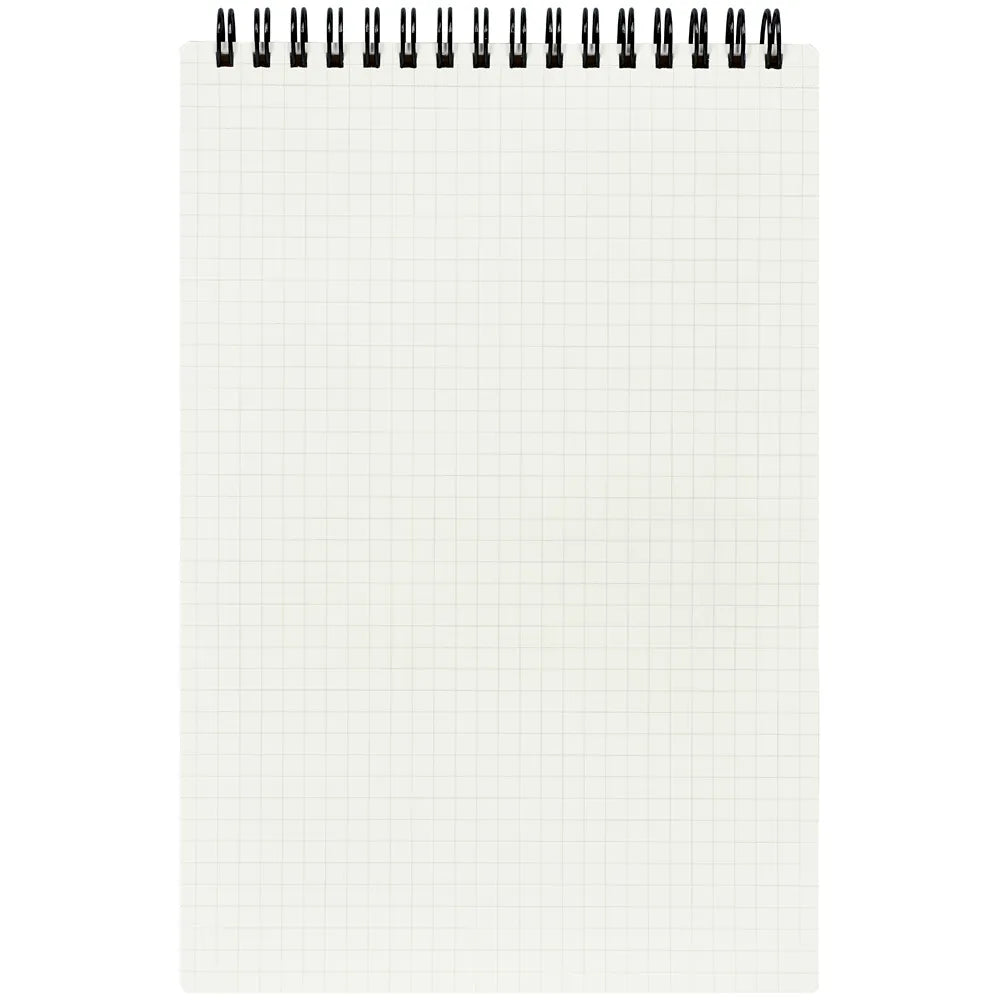 Small notepad with grid paper on a white background #paper-type_5mm-grid