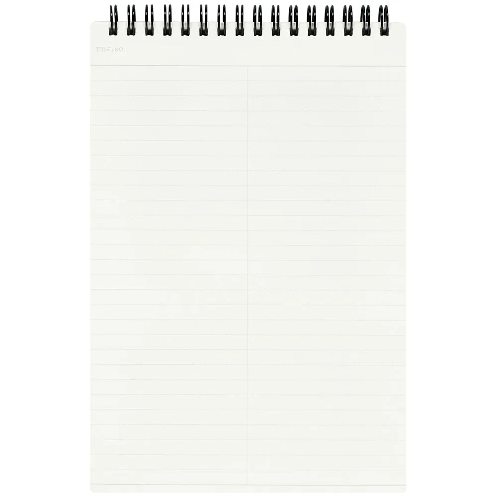 Blank notepad with a white background #paper-type_7mm-lined