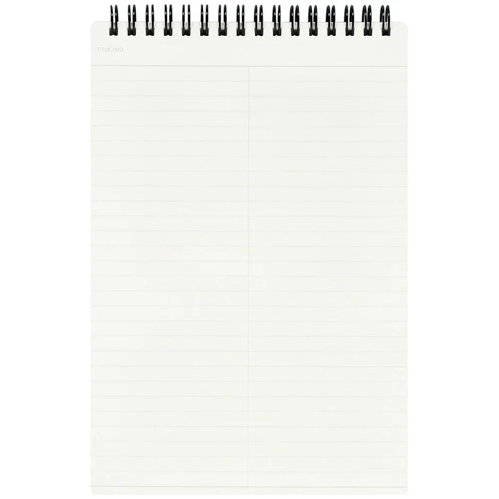 Blank notepad with a white background #paper-type_7mm-lined