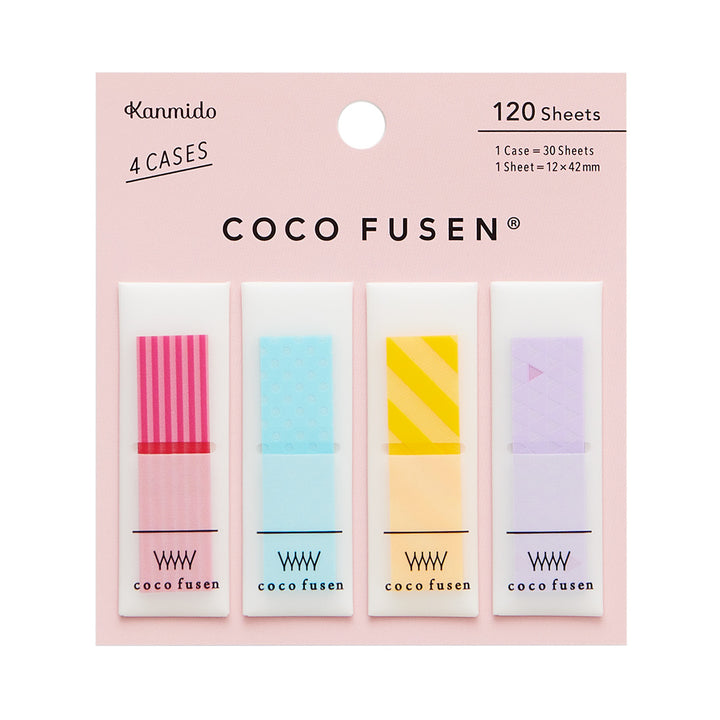 Coco Fusen Index Markers - Medium - Pattern Pink