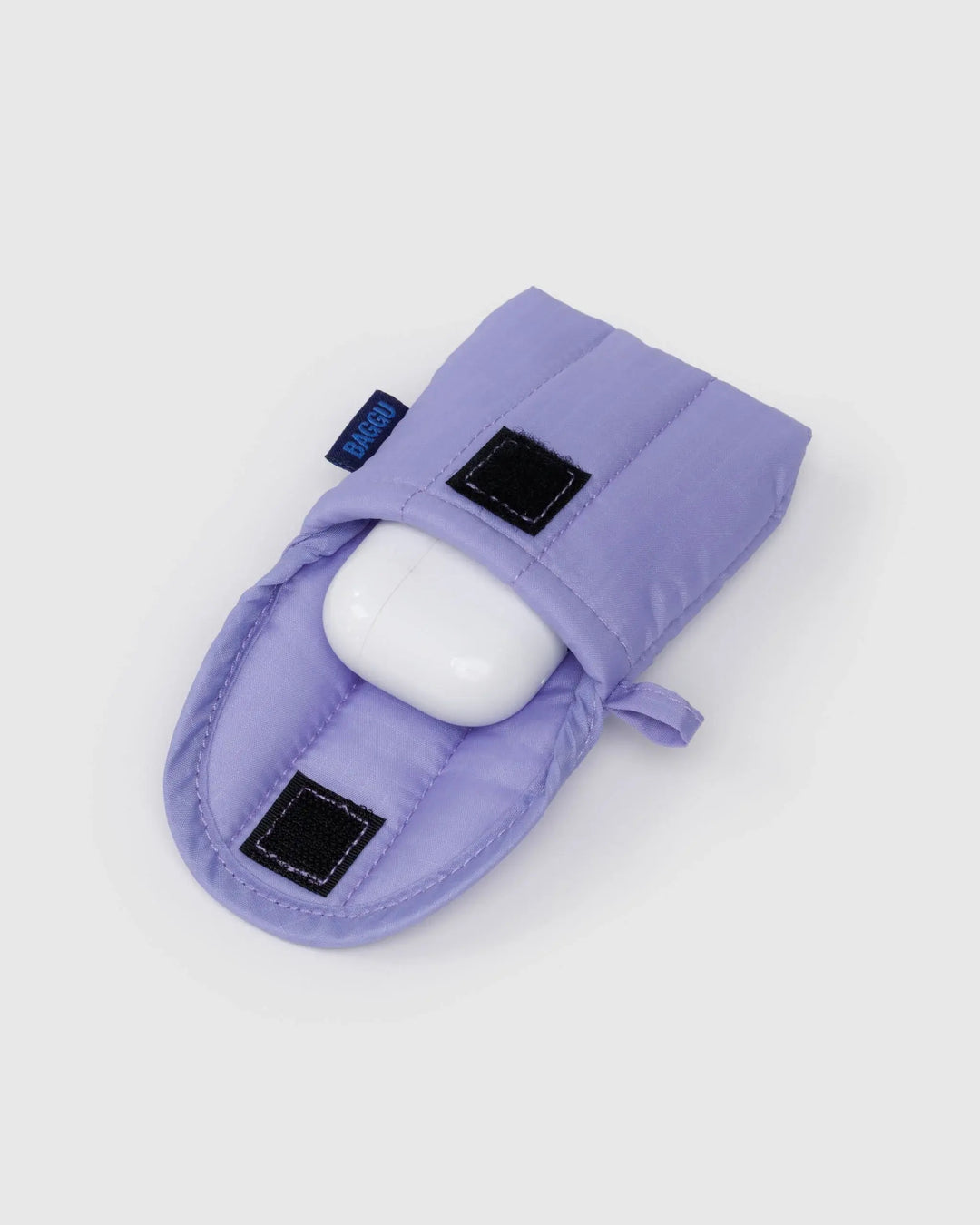 Puffy Earbuds / Cords Case - Wisteria Purple