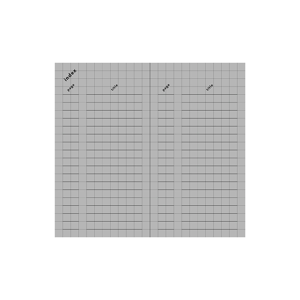 Index Memo Notebook - Mini - Grid