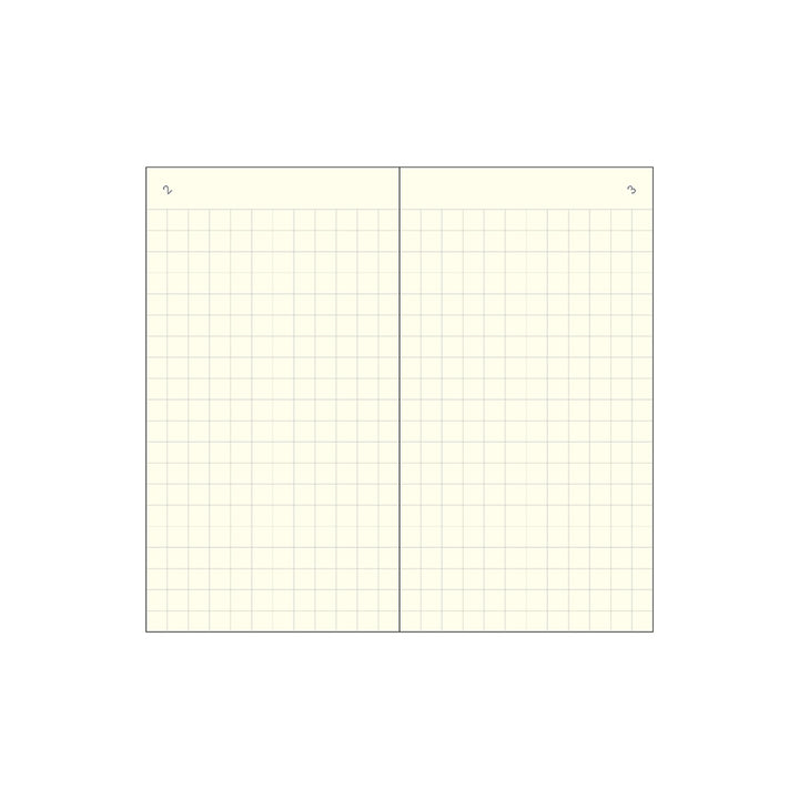 Index Memo Notebook - Mini - Grid