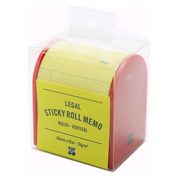 Yellow Legal Pad Sticky Note Roll