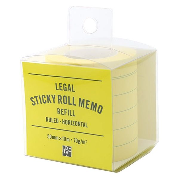 Yellow Legal Pad Sticky Note Roll