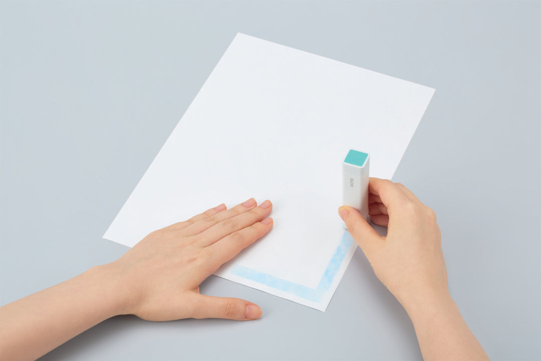 Gloo - Square Glue Stick - Disappearing Blue