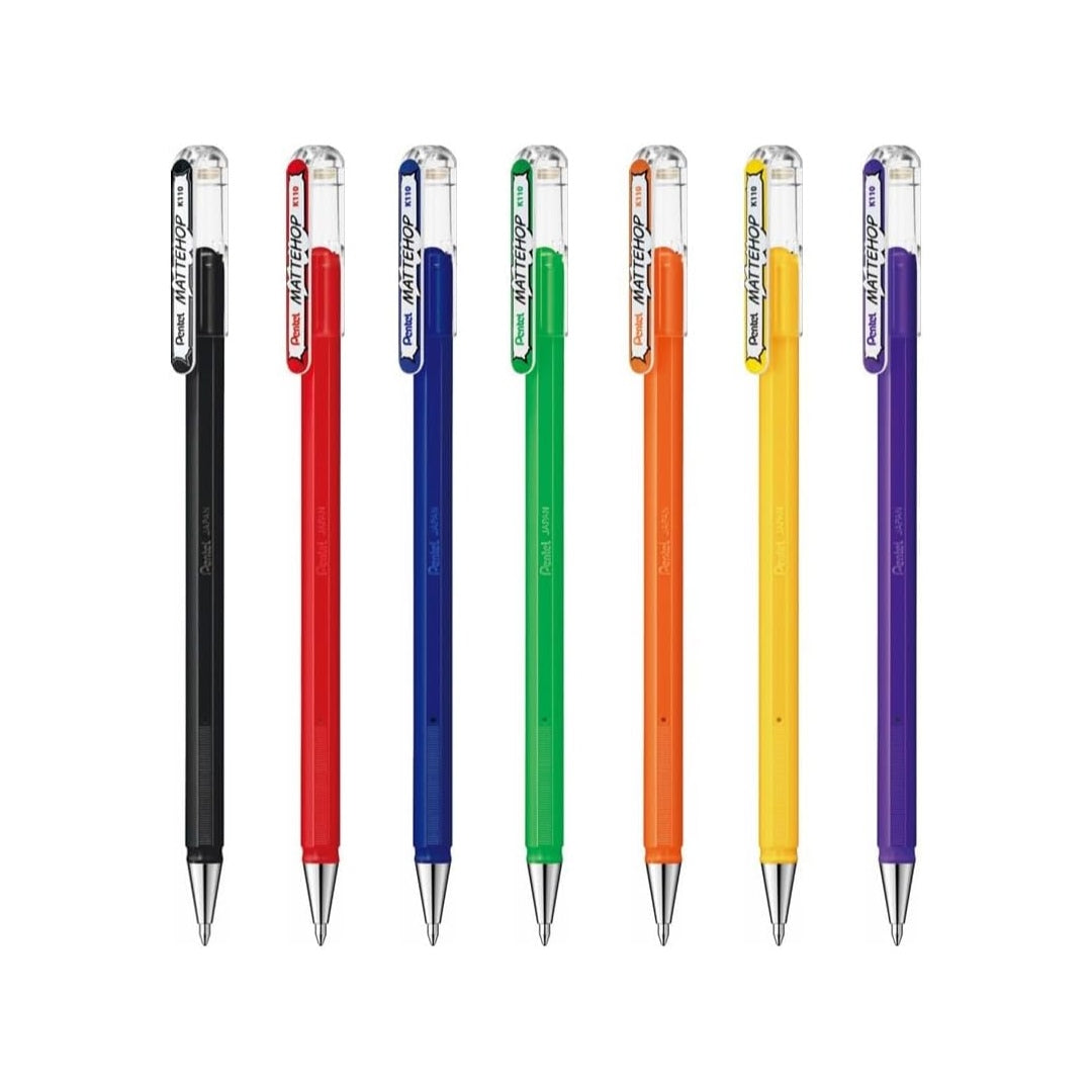Hybrid Mattehop Gel Pen Set - Set of 7 - Original