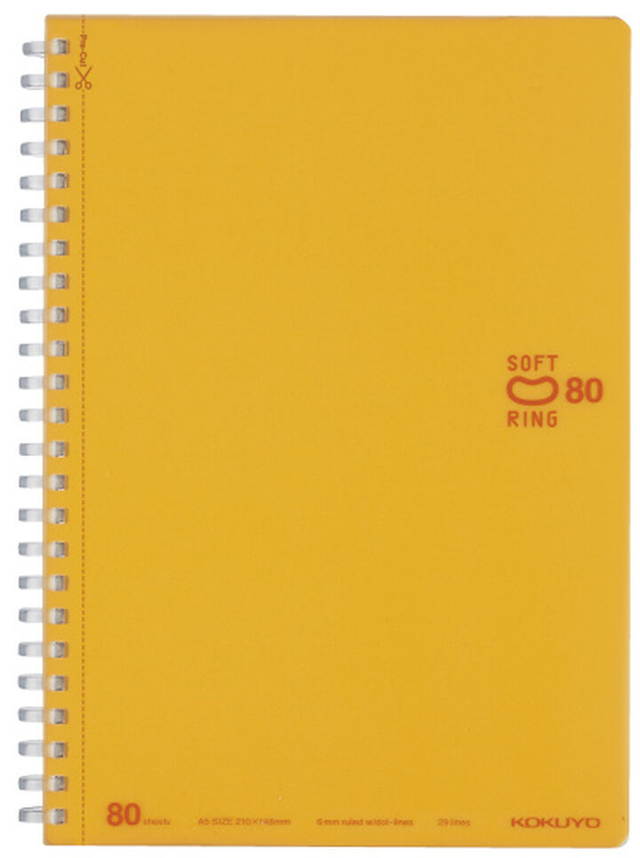 Soft Jelly Ring Notebook - Colour Cover