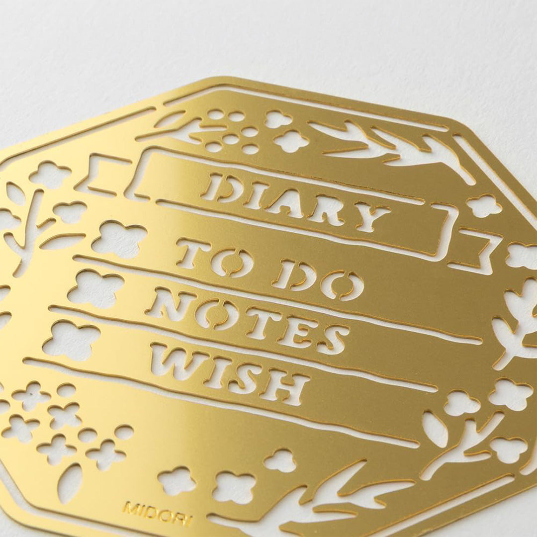 Brass Planning Template - Wreath