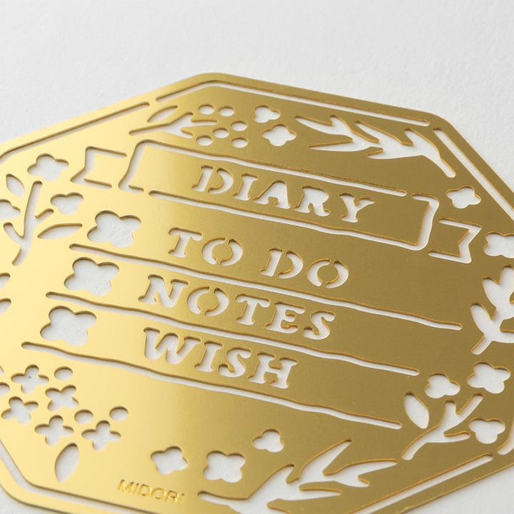 Brass Planning Template - Wreath