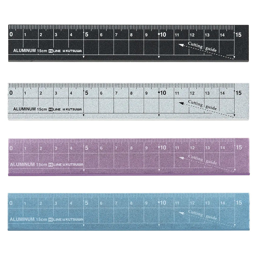 Tilt Ruler Guide 15cm Aluminum Ruler • TACTO Studio Stationery ️ – TACTO STUDIO