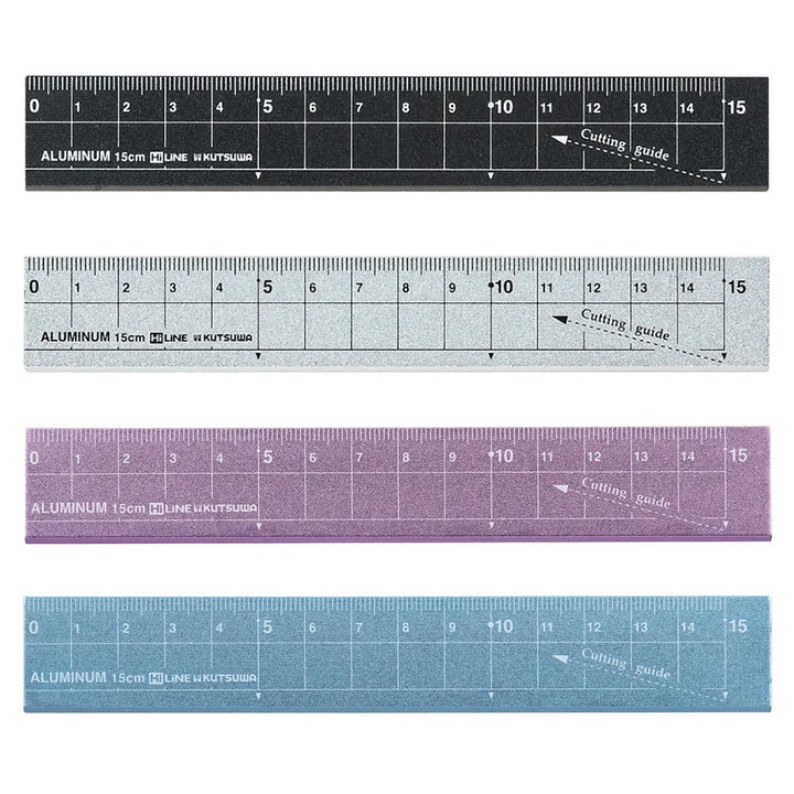 15cm Aluminum Ruler with Guides