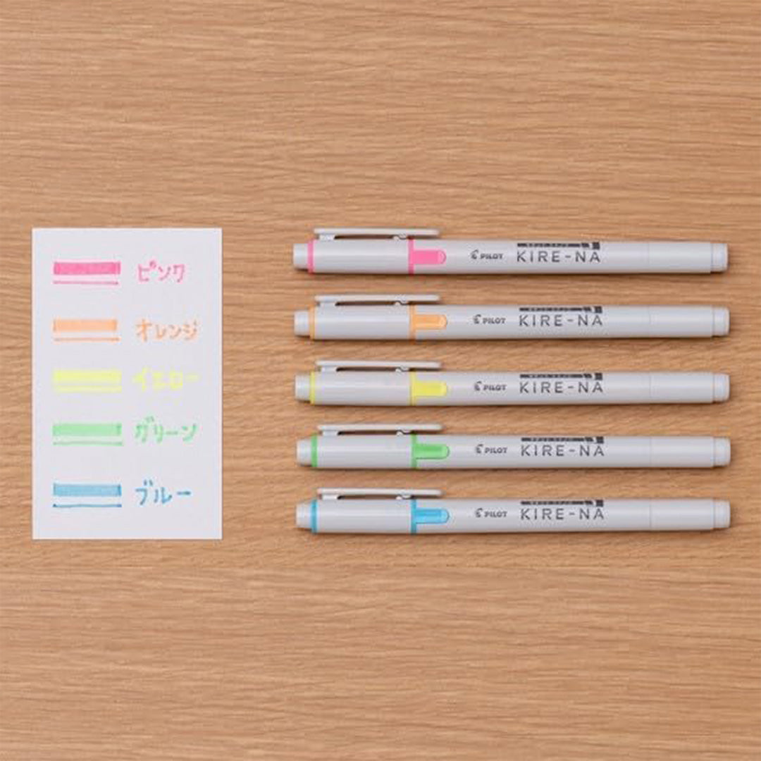 KIRE-NA Highlighter Marker - Basic Colours