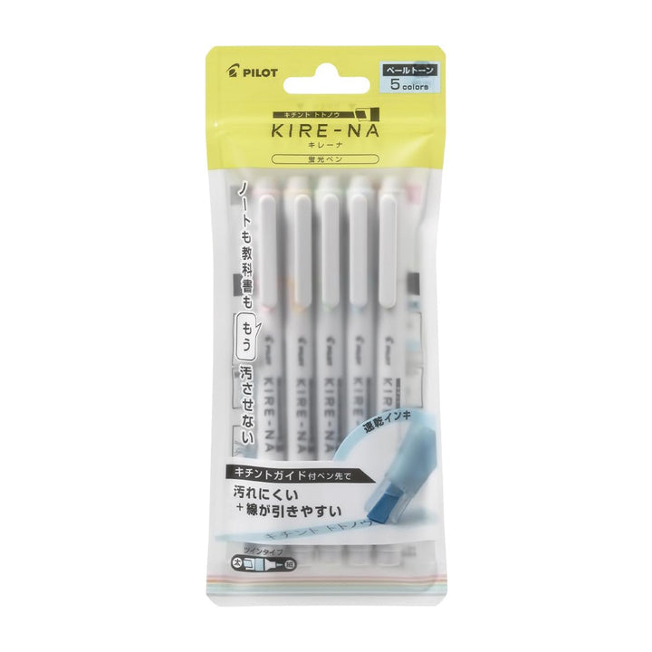 KIRE-NA Highlighter Marker - Soft Pastels