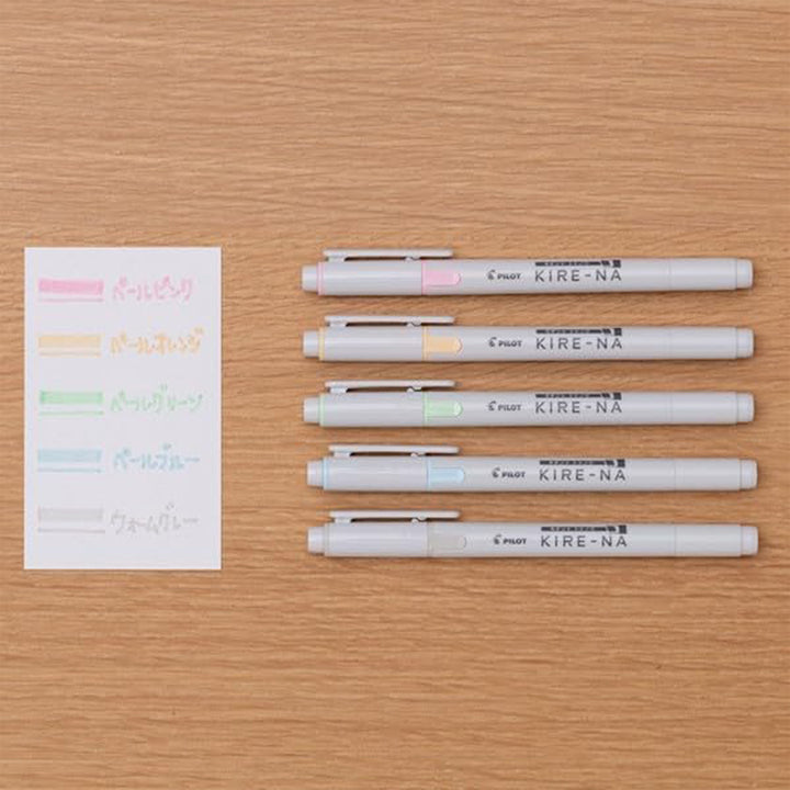 KIRE-NA Highlighter Marker - Soft Pastels