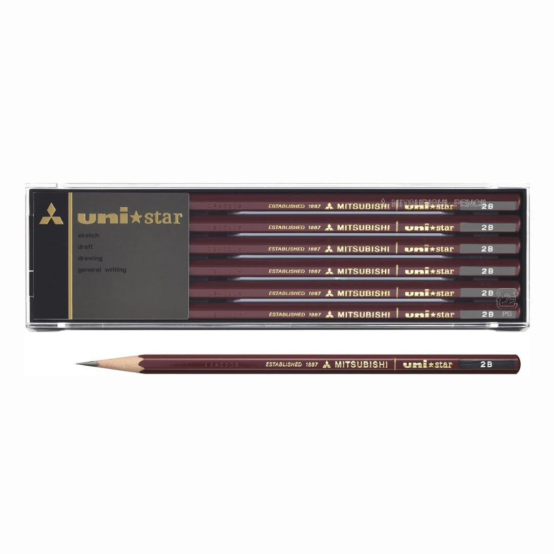 Uni-Star Pencils - Single or Box of 12