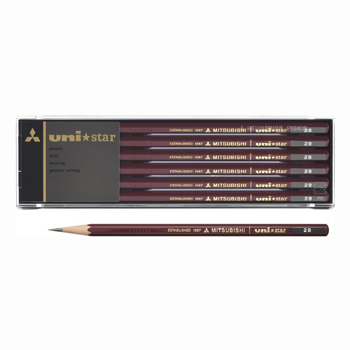 Uni-Star Pencils - Single or Box of 12