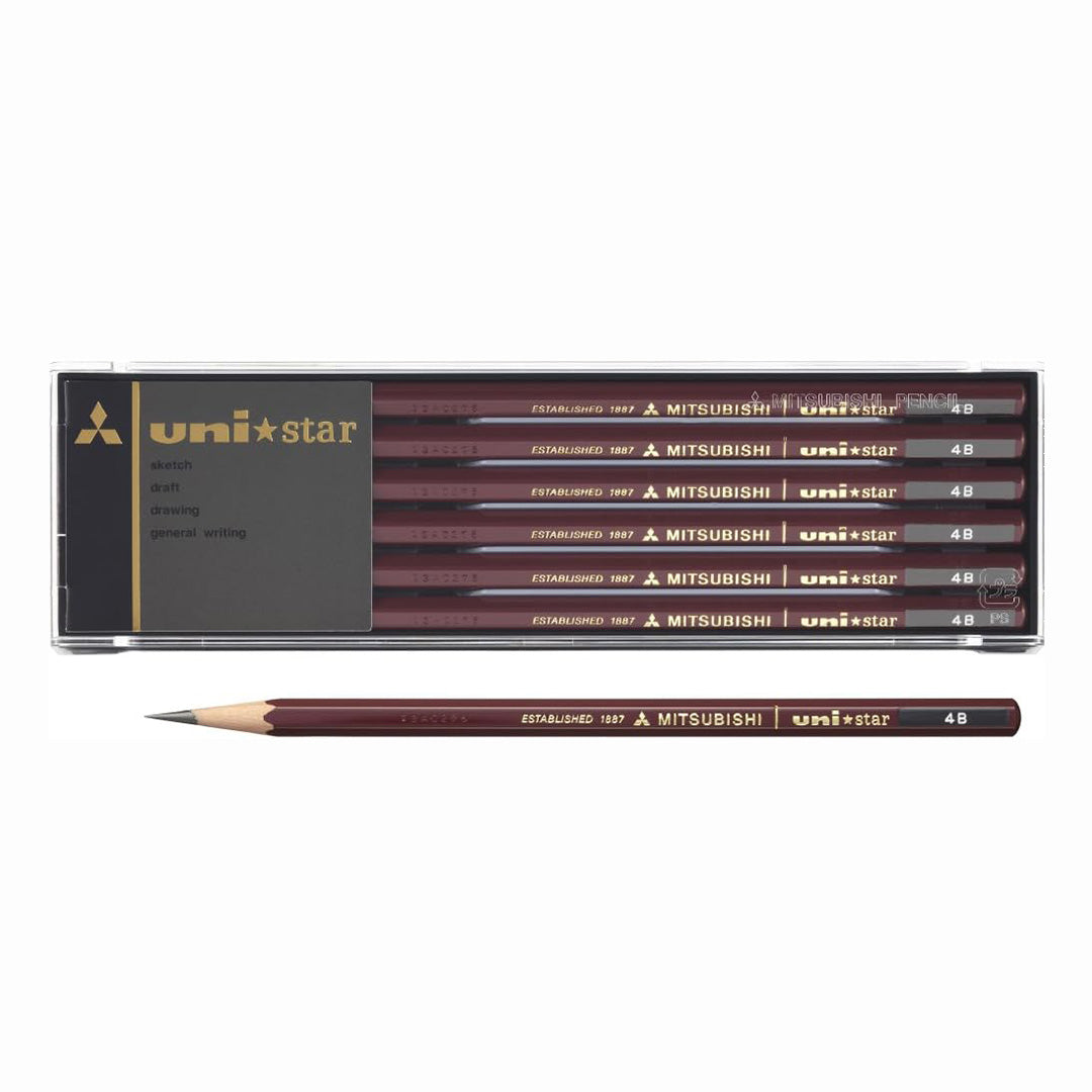 Uni-Star Pencils - Single or Box of 12