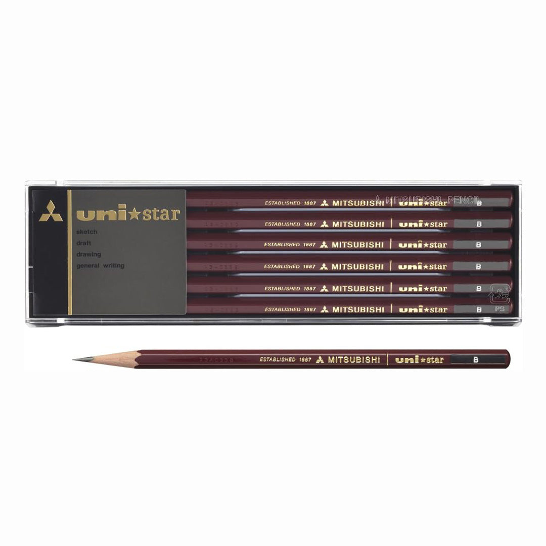 Uni-Star Pencils - Single or Box of 12