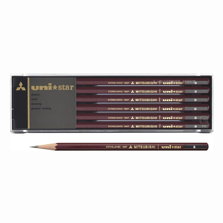 Uni-Star Pencils - Single or Box of 12