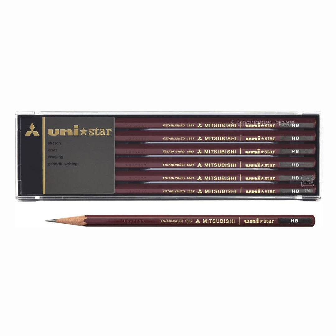 Uni-Star Pencils - Single or Box of 12