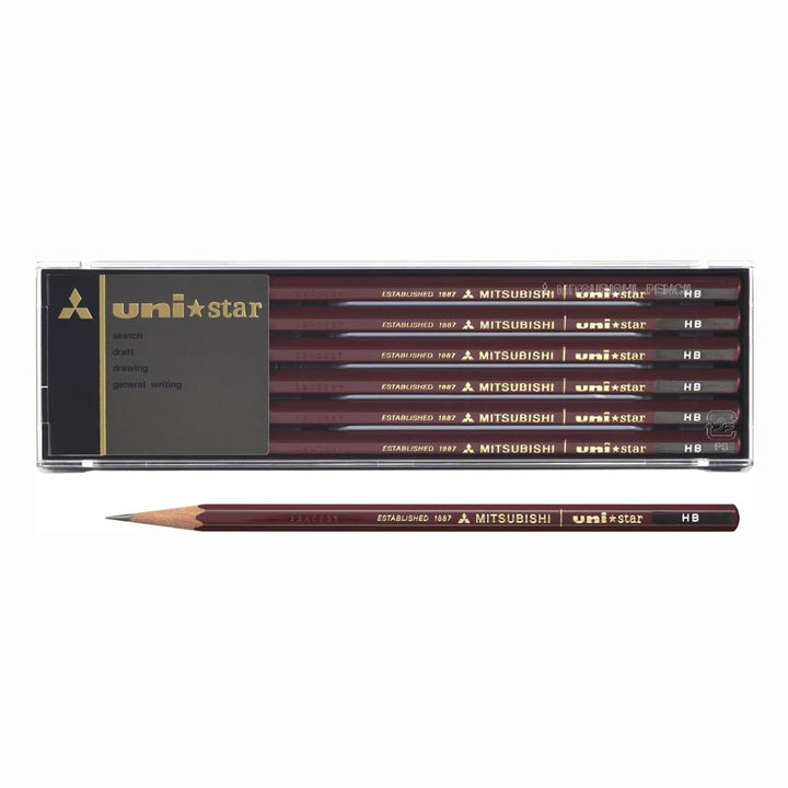 Uni-Star Pencils - Single or Box of 12